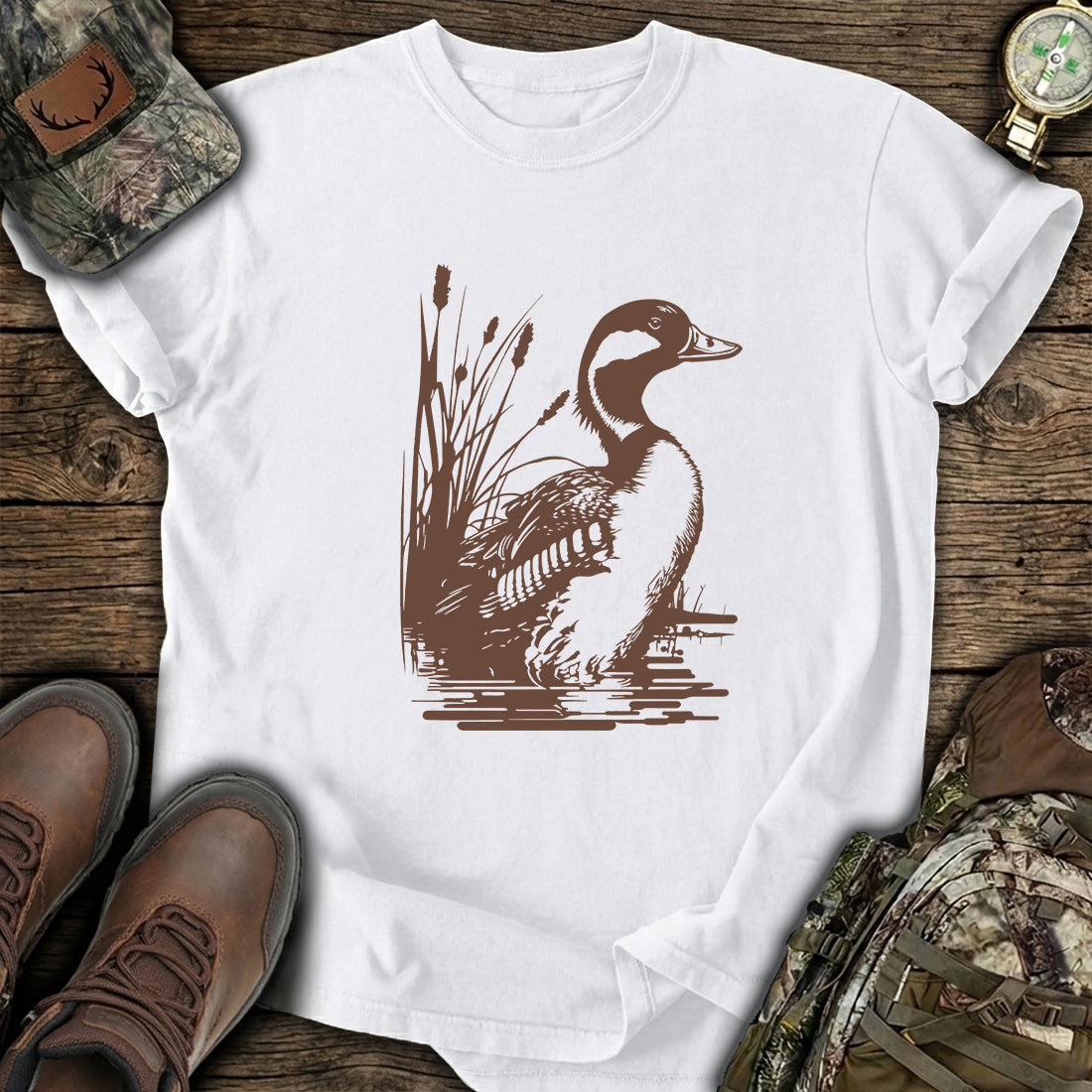 Duck Hunting Vintage T-Shirt product image 2
