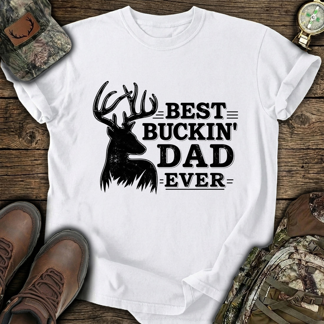 Best Buckin Dad T-Shirt product image 7