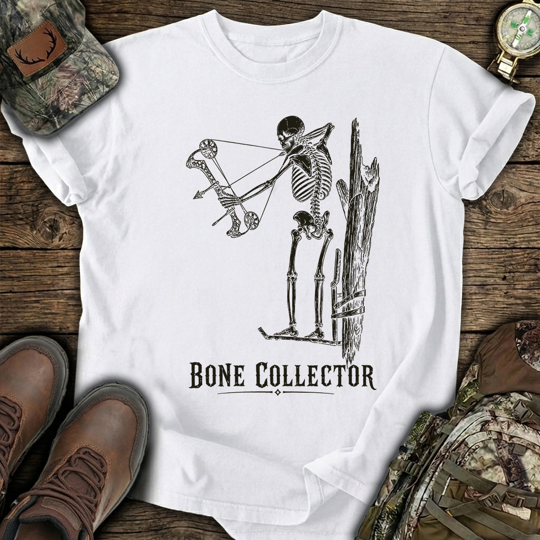 Bowhunter Skeleton T-Shirt product image 7