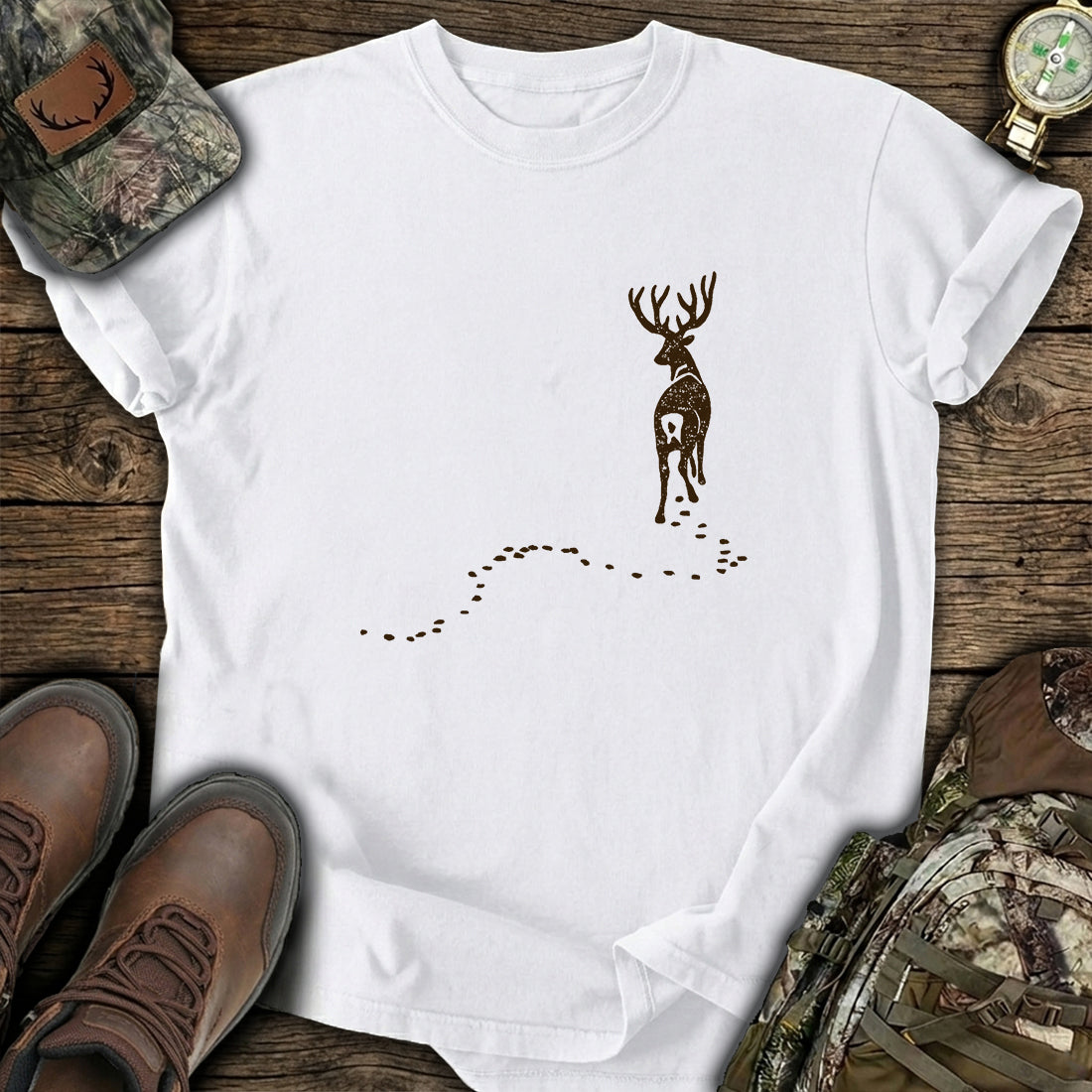 Minimal Deer Trail T-Shirt product image 7