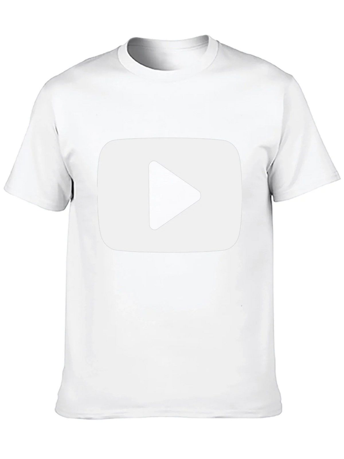 YouTube Play Button Black T-Shirt product image 9