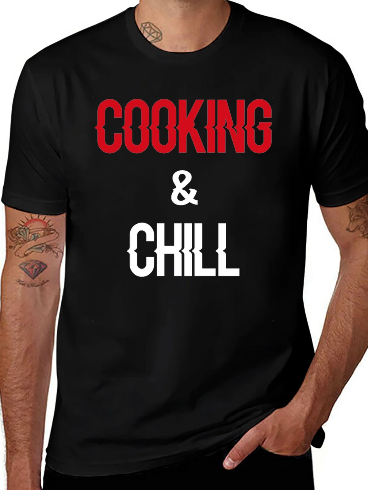 Cooking & Chill Graphic Tee - Black product image 1