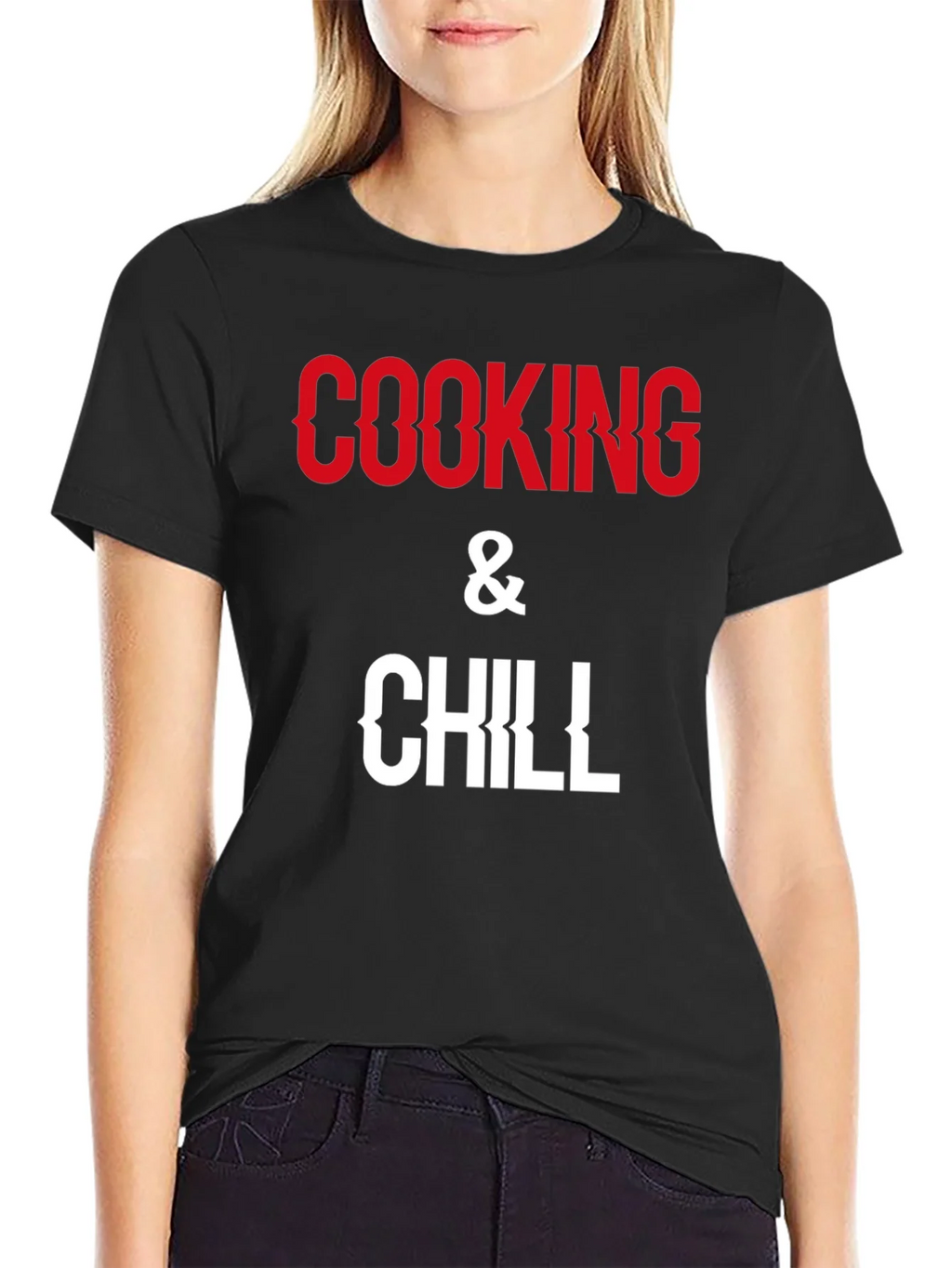 Cooking & Chill Graphic Tee - Black product image 2
