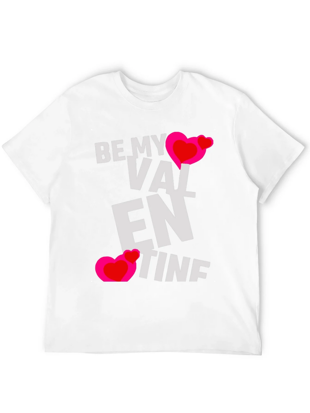 Be My Valentine Heart Graphic Black T-Shirt product image 11