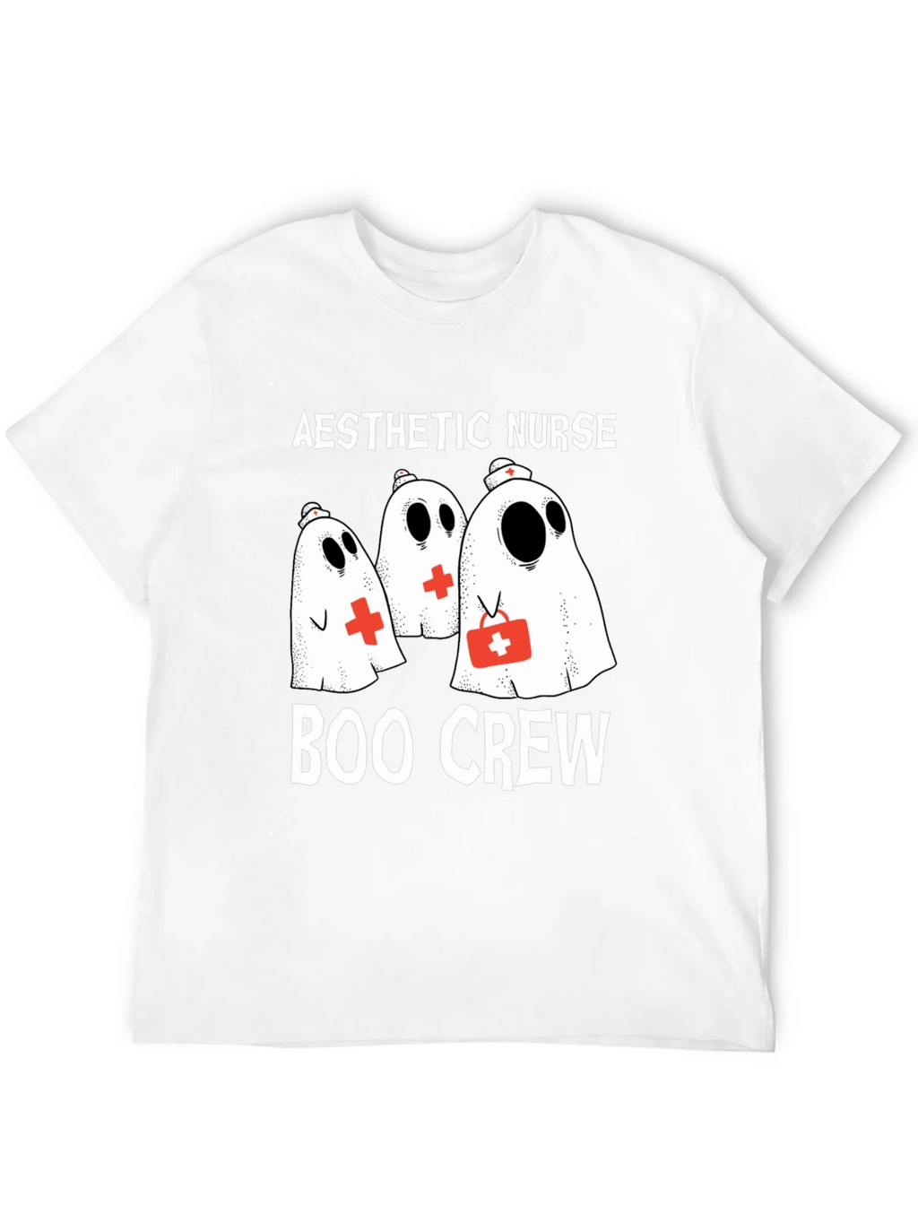 Aesthetic Nurse Boo Crew Halloween T-Shirt product image 11