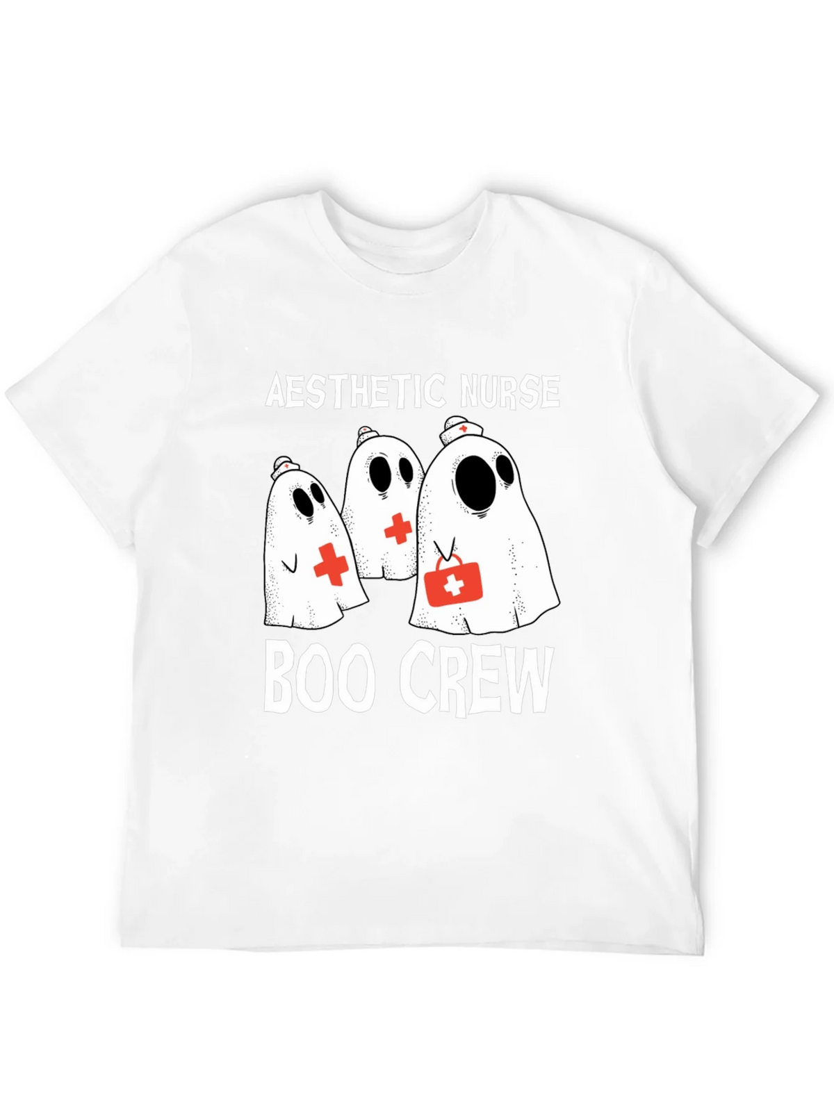 Aesthetic Nurse Boo Crew Halloween T-Shirt product image 11