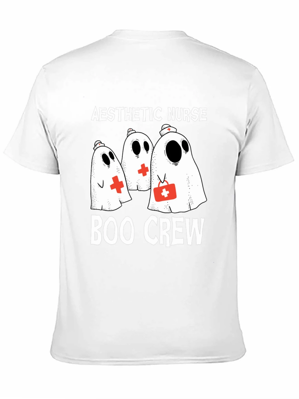 Aesthetic Nurse Boo Crew Halloween T-Shirt product image 10