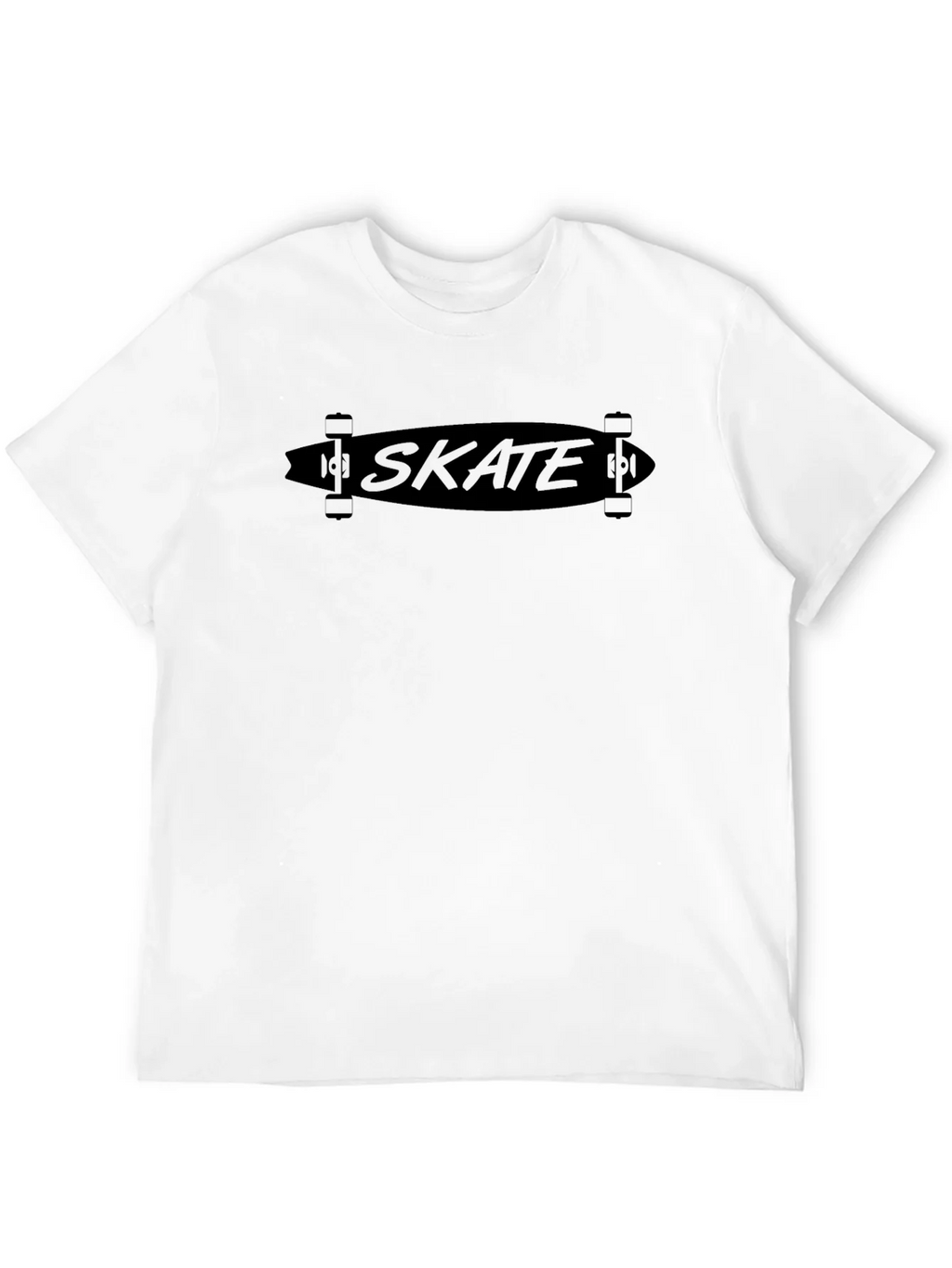 Skate Design Black T-Shirt product image 11