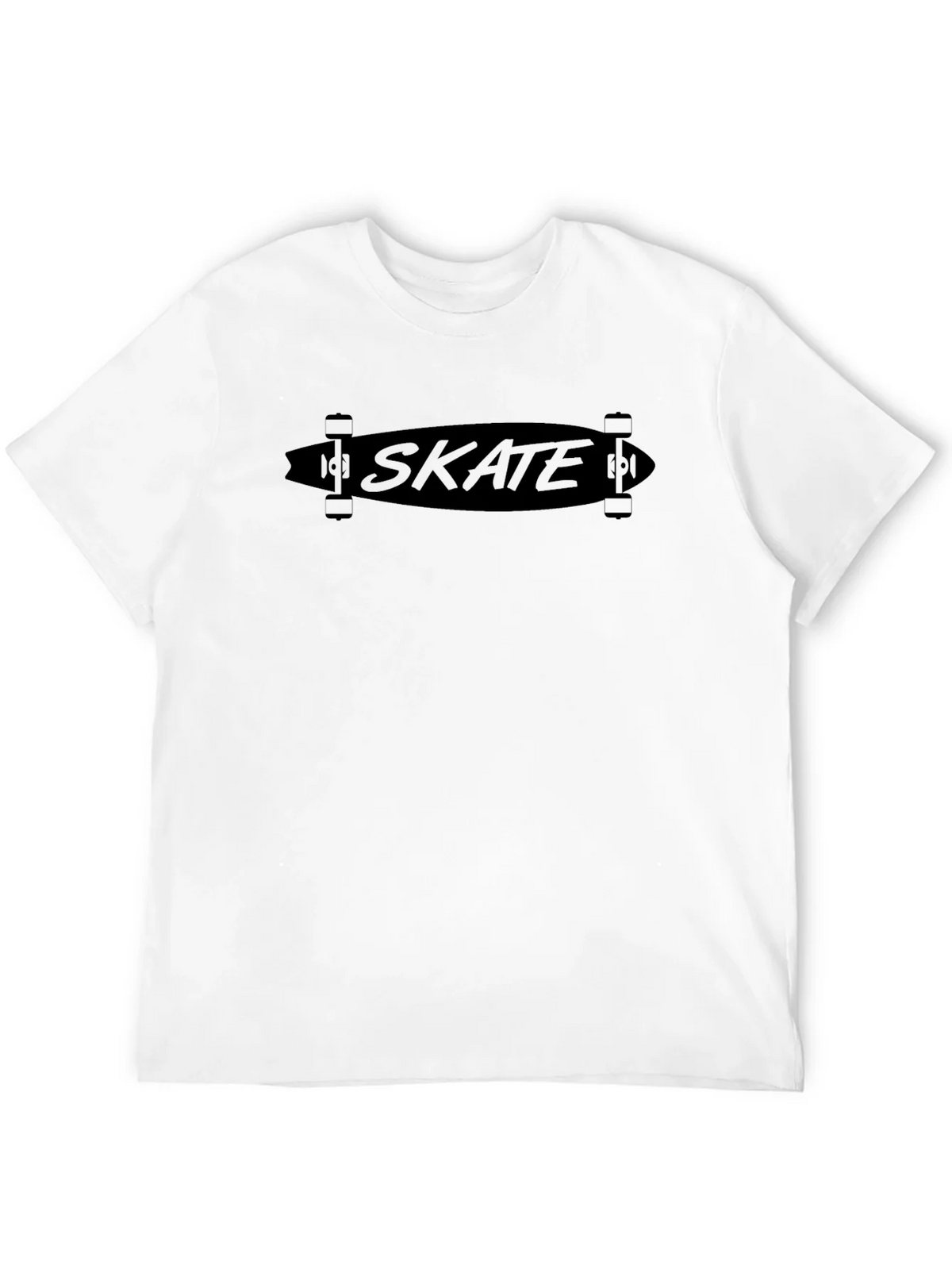 Skate Design Black T-Shirt product image 11