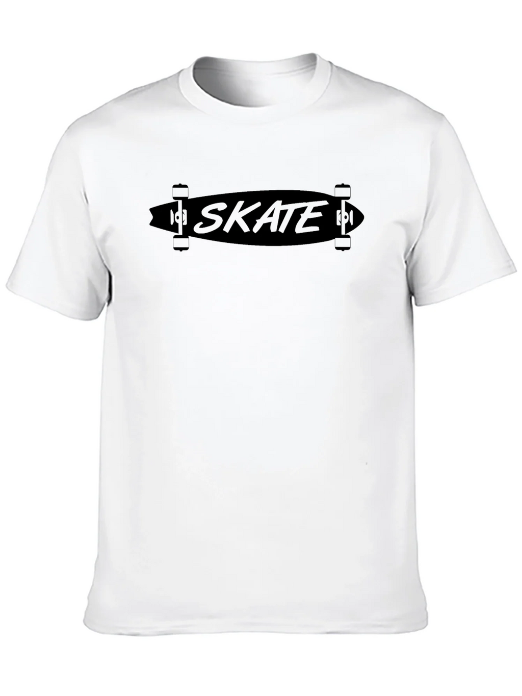 Skate Design Black T-Shirt product image 9