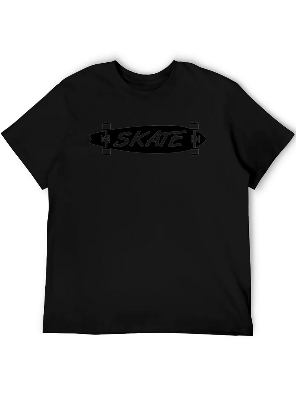 Skate Design Black T-Shirt product image 5