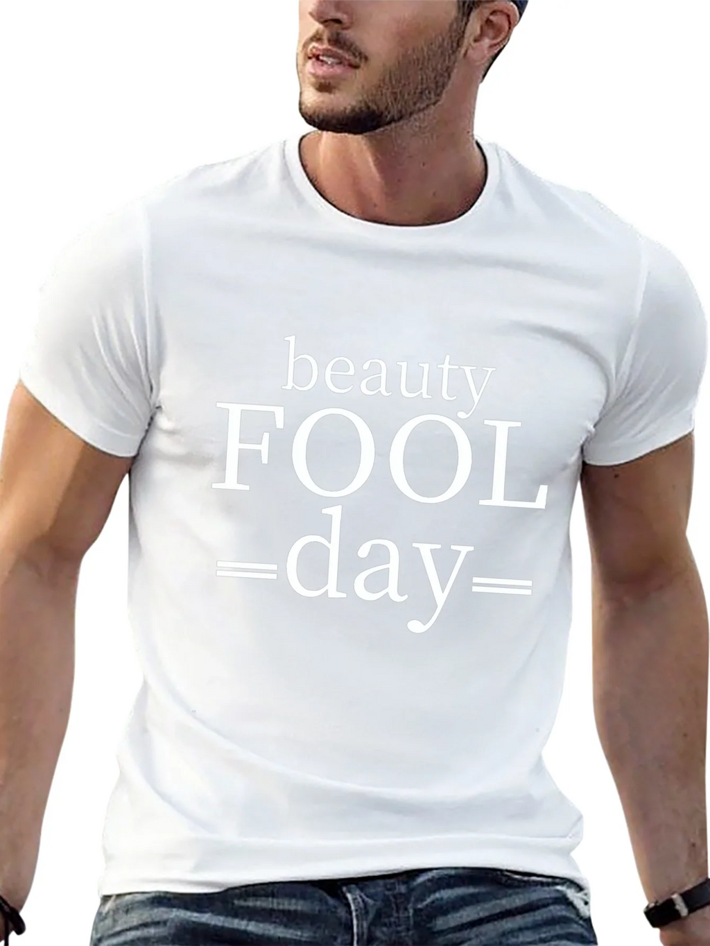 Beauty Fool Day Graphic Tee - Mens Short Sleeve T-Shirt product image 7